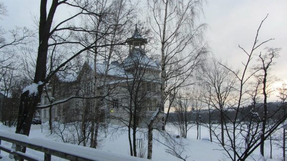 Töölönlahti Bay in January